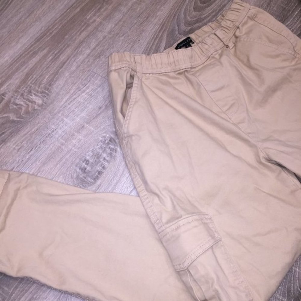 Kendall and Kylie Collection Nude Cargo Pants